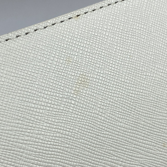 Burberry Check Pattern Canvas Crossbody Shoulder Bag White Beige - Picture 3 of 6